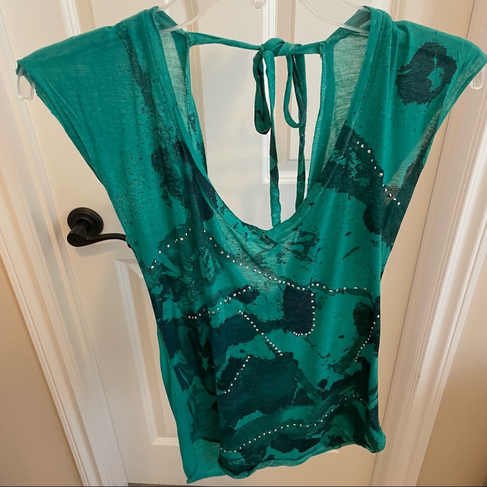 Threads 4 Thought Green Top Size Small